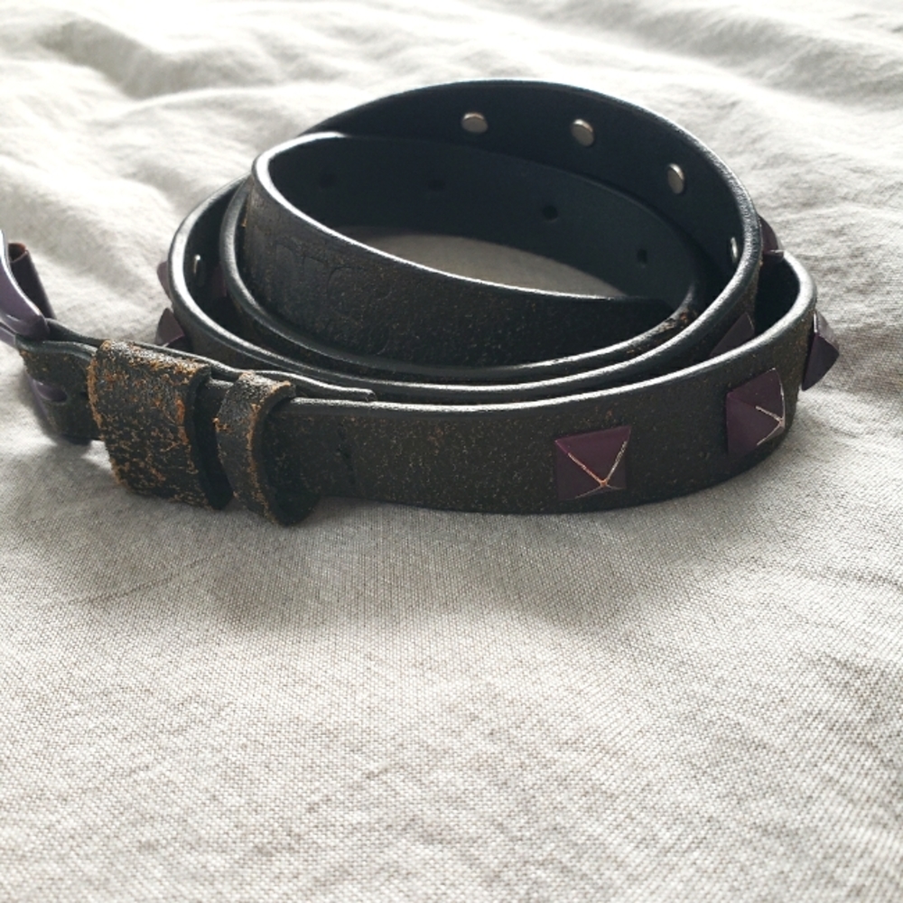 Vans Distressed Studded Belt